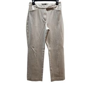 Express Size 10L Cream Dress Pants With Front & Back Pockets. Preloved